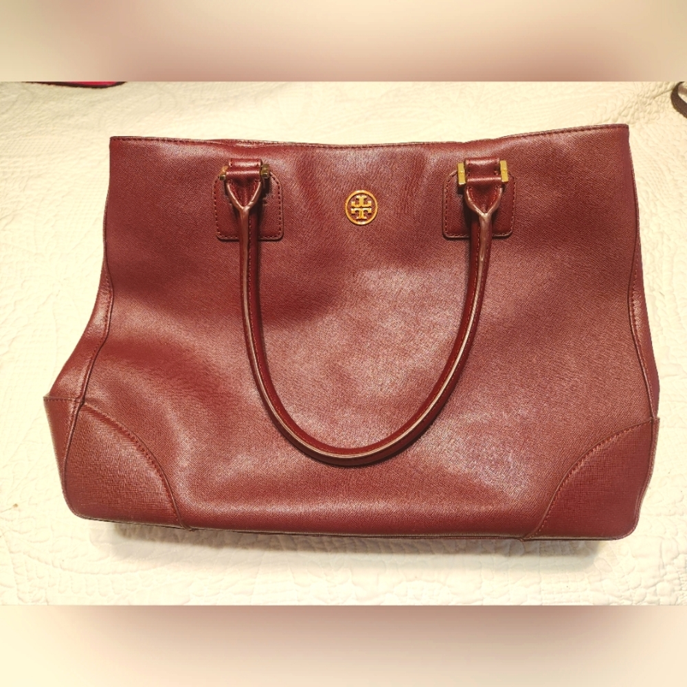 Tori Burch oxblood satchel